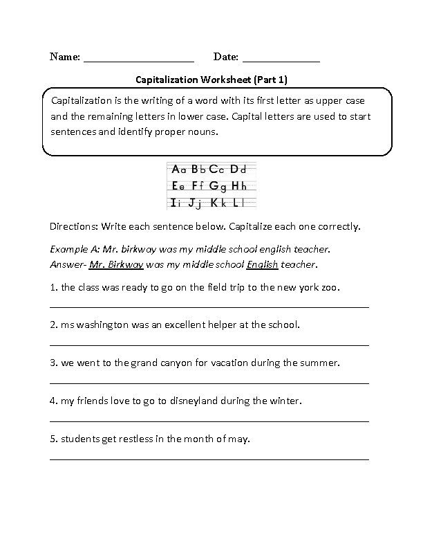 Grade 9 Locally Developed English Worksheets